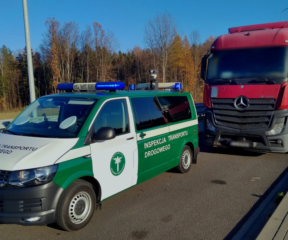 Naczepa widmo siała na drogach postrach