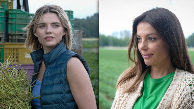 Barwy szczęścia odc. 3276. Kasia (Katarzyna Glinka),  Janka (Oliwia Drożdżyk)