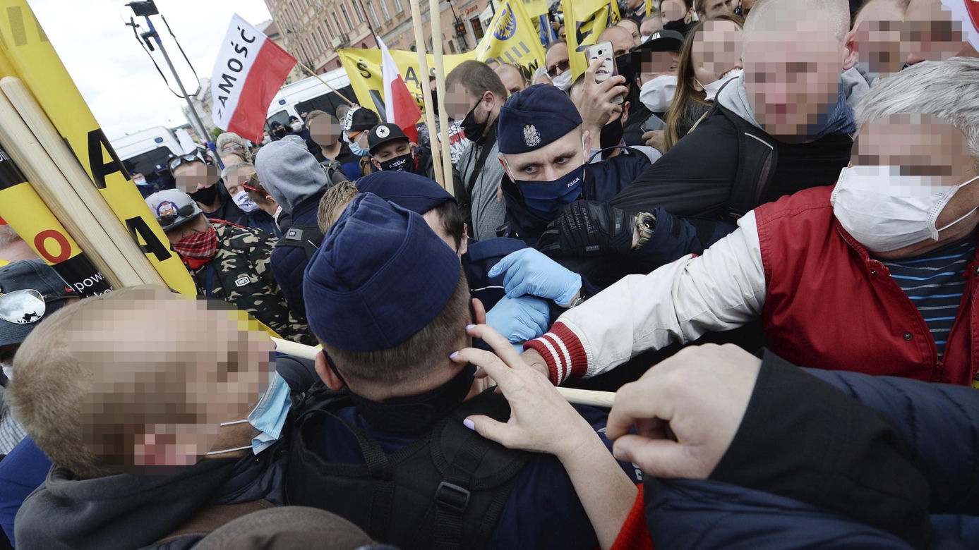 Protest przedsiębiorców w Warszawie