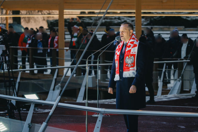 Karol Nawrocki wziął udział w Patriotycznej Pielgrzymce Kibiców na Jasnej Górze