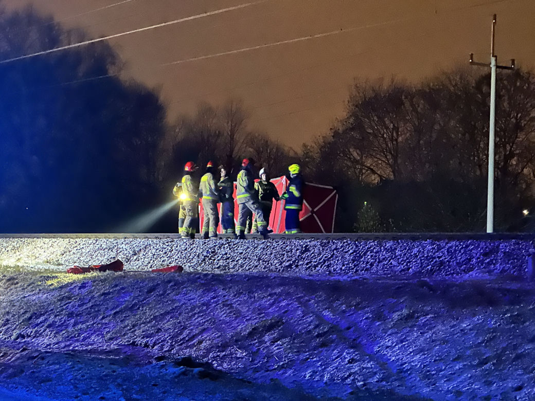 Tragedia w Ząbkach. Śmierć na torach, pieszy nie miał szans