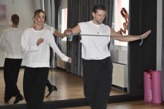 Sebastian Fabijański na probach do Tańca z Gwiazdami