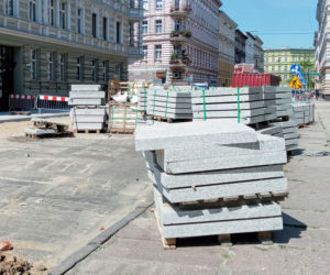 Przebudowa ulic w centrum Szczecina - maj 2020