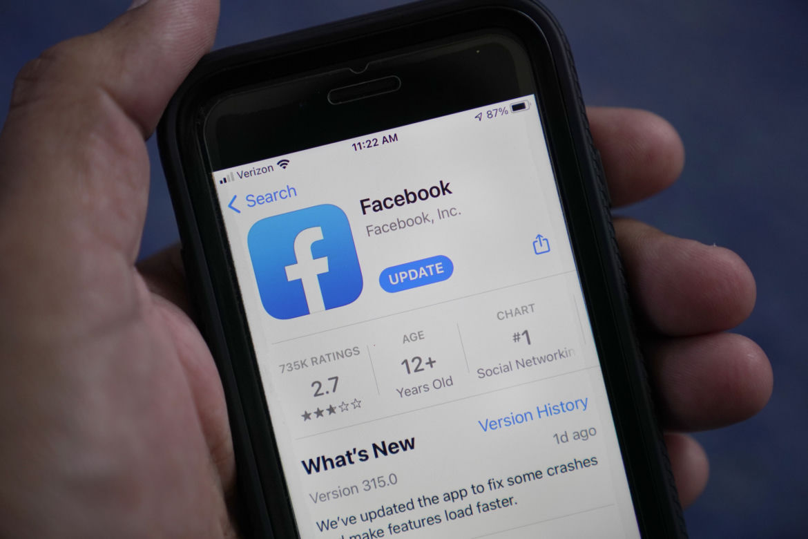 Awaria Facebooka