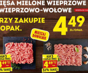 mięsa mielone 4,49 zł