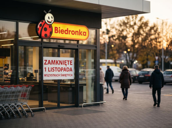 Czy Biedronka jest otwarta 1 listopada 2026? Godziny otwarcia sklepów