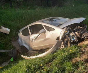 Wypadek na trasie Olsztyn - Barczewo. Na krajowej 16 zderzyły się trzy auta [ZDJĘCIA]