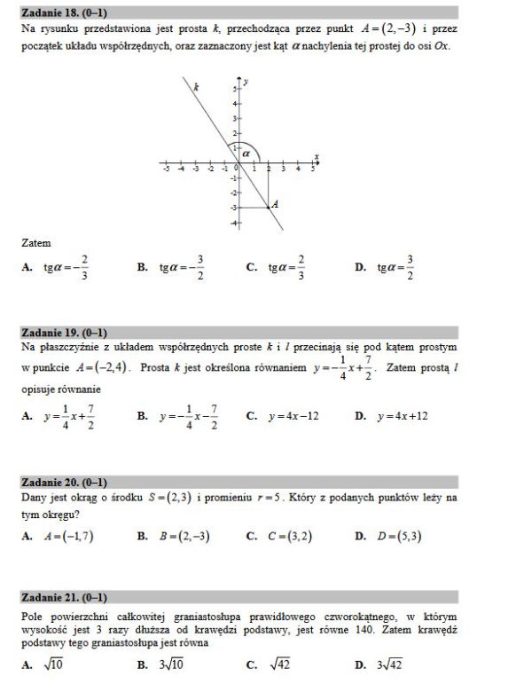 Matura 2017 matematyka podstawowa. [ARKUSZE, ZADANIA, PRZECIEKI]