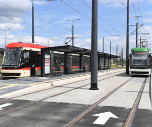Tramwaje na alei Adamowicza [ZDJĘCIA]