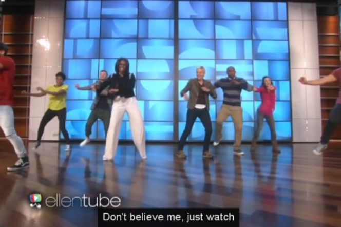Michelle Obama w show Ellen 