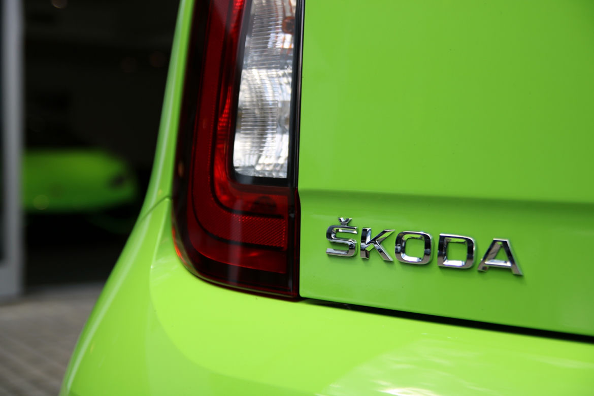 Skoda Citigo jak Lamborghini Huracan