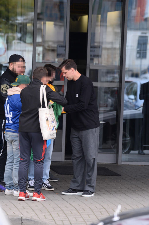 Wojciech Szczęsny przyleciał na premierę