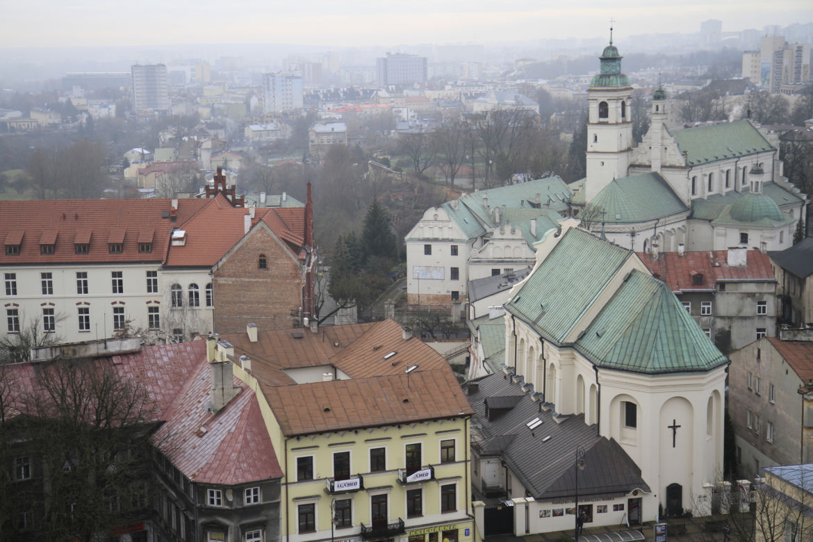 Panorama Lublina widziana z Wieży Trynitarskiej
