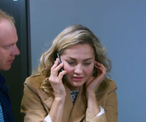 Na Wspólnej, odcinek 3318. Zuza (Małgorzata Socha), Kamil Hoffer (Kazimierz Mazur)