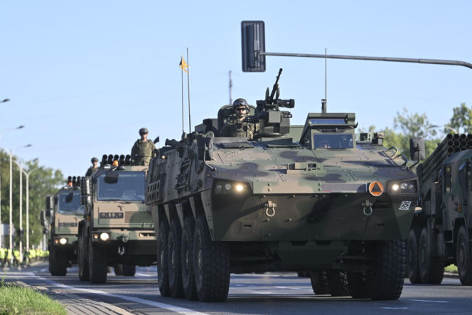 Próba generalna defilady wojskowej w Warszawie