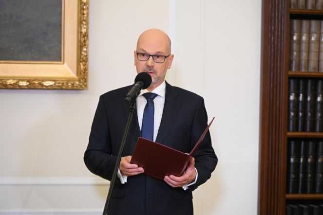 Maciej Berek złożył ślubowanie. Zwrócił się do prezydenta Karola Nawrockiego