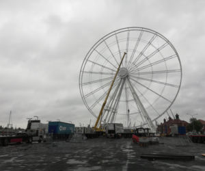 Wheel of Szczecin znika z panoramy Szczecina