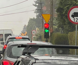 Kuriozalne skrzyżowanie pod Krakowem