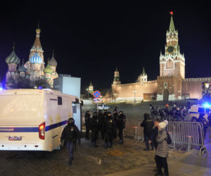 Protesty w Rosji przeciwko wojnie na Ukrainie 
