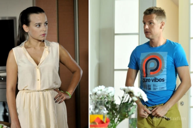 M JAK MIŁOŚĆ. PAWEŁ (Rafał Mroczek), Madzia (Anna Mucha)