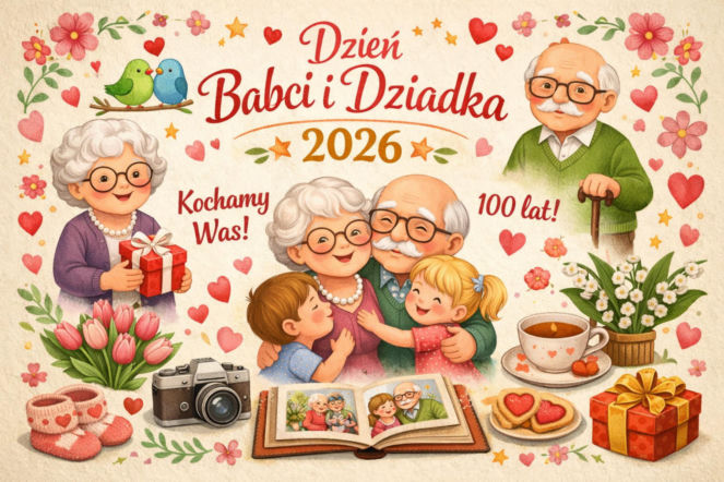 Życzenia i kartki na Dzień Babci i Dziadka