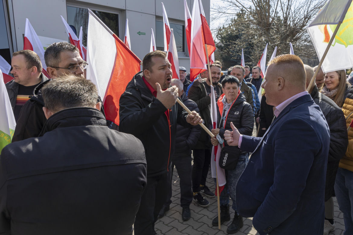 Protest rolników we Wrocławiu