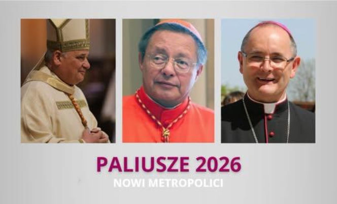 29 czerwca papież nałoży paliusze trzem polskim metropolitom