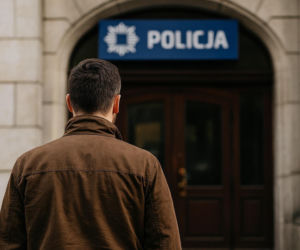 Przyszedł na policję poskarżyć się na bank. Szybko zmienił zdanie 