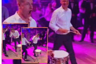 Ależ bracia Mroczek dali popis na weselu Brzozowskiego! Takich scen nie ma w M jak miłość