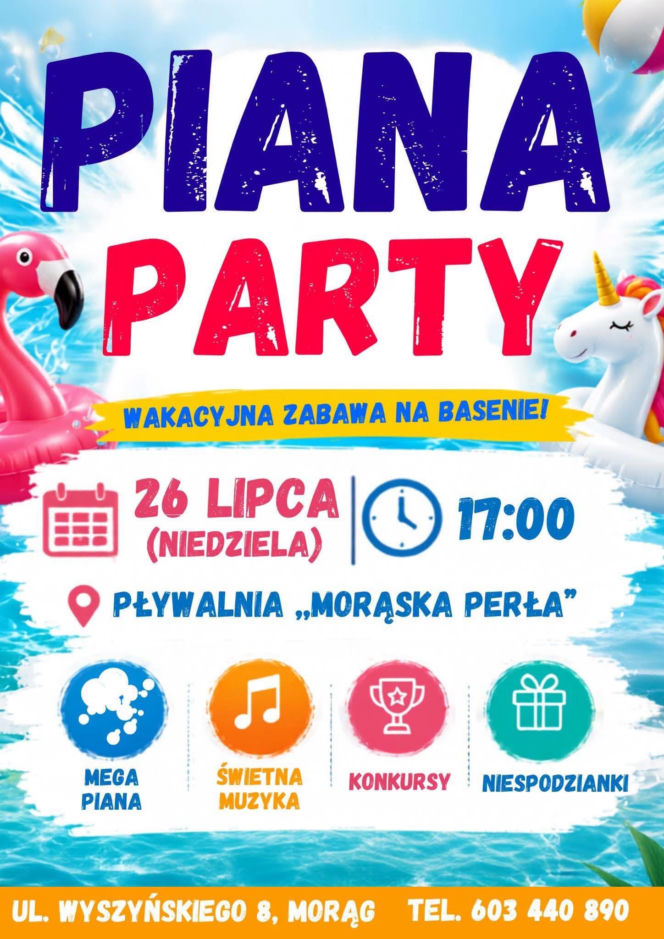 Piana Party na Dni Morąga 2026