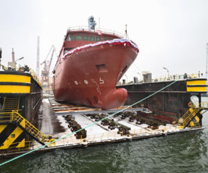 ORP Henryk Zygalski zwodowany w Gdańsku. Nowy okręt wzmocni polską Marynarkę Wojenną