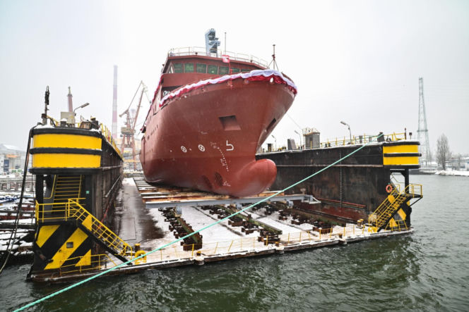 ORP Henryk Zygalski zwodowany w Gdańsku. Nowy okręt wzmocni polską Marynarkę Wojenną
