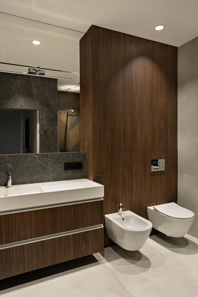 Między minimalizmem a złotym detalem. Elegancki dom w Katowicach