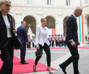 Marta Nawrocka we Włoszech