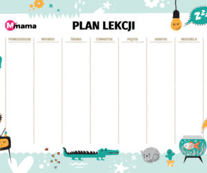 Plan lekcji do wydrukowania
