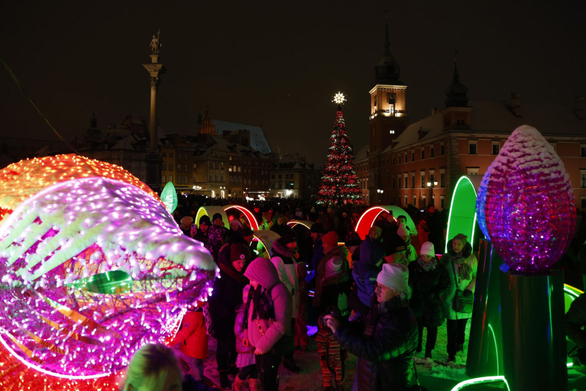 Zapalenie choinki 2023 Warszawa 
