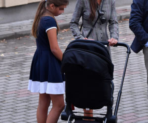 Kaczyńska pojechała do szkoły z Bieniukiem