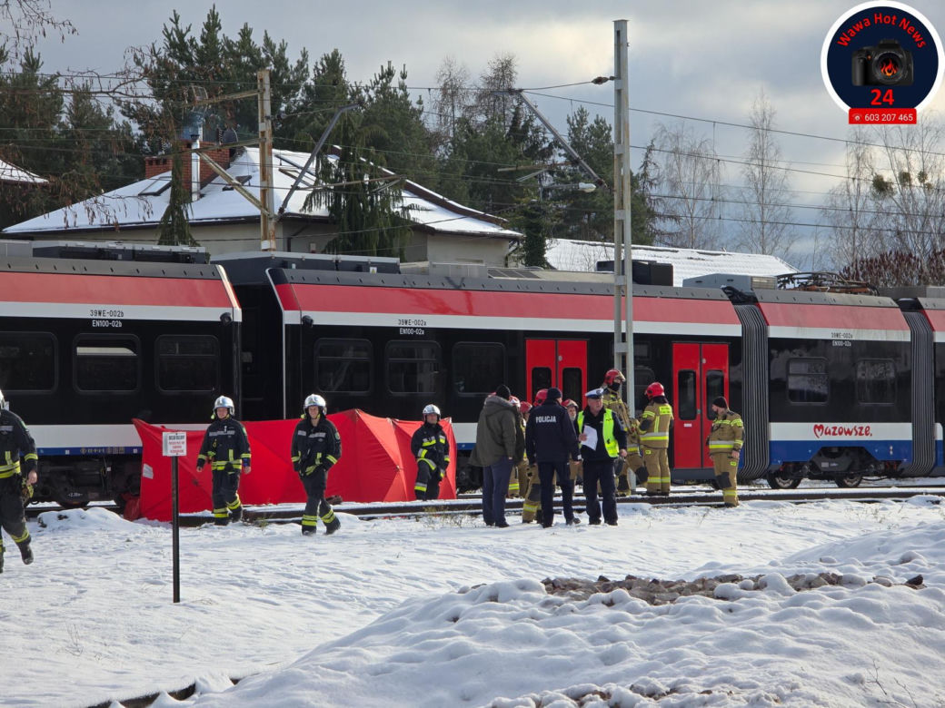 Tragedia w Komorowie. Maszynista WKD nie miał szans wyhamować 