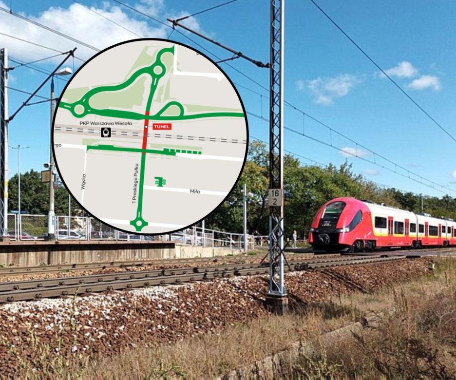 Tu powstanie nowy tunel pod torami w Wesołej