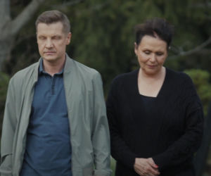 M jak miłość, odcinek 1947. Marysia (Małgorzata Pieńkowska), Paweł (Rafał Mroczek)