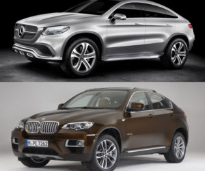 Mercedes-Benz Concept Coupe SUV kontra BMW X6