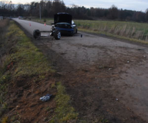 Pijany i bez uprawnień spowodował wypadek. Trzy osoby w szpitalu