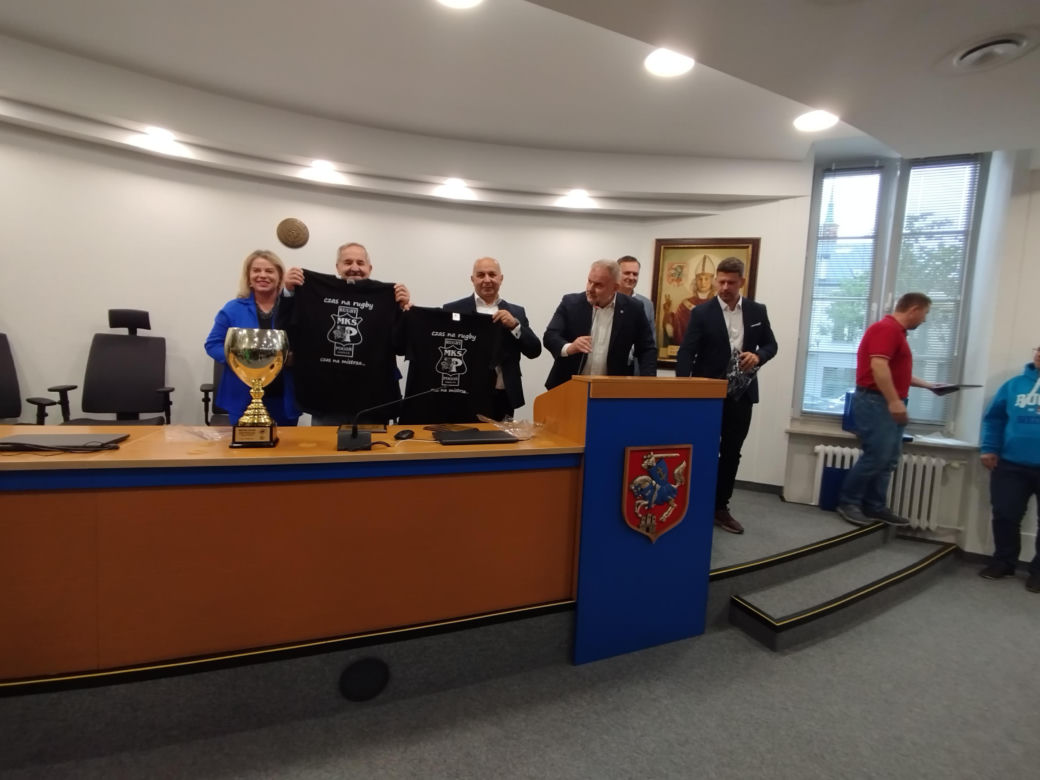 Społeczność sportowców i kibiców rugby z Siedlec uczciła największy z dotychczasowych sukcesów w historii klubu