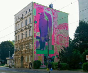 Nowy mural przy al. Powstańców Wielkopolskich