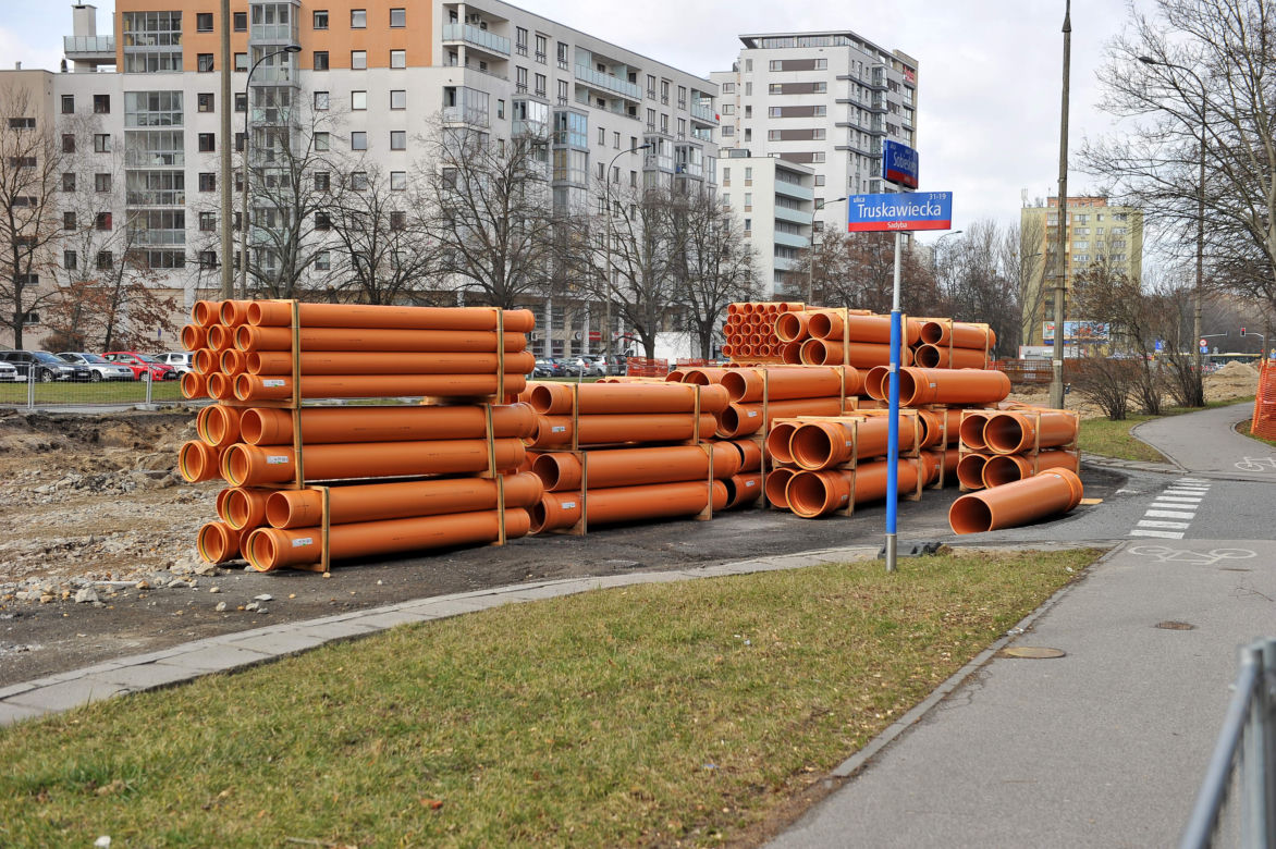 Tak wygląda budowa tramwaju do Wilanowa