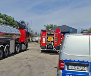 Pożar na Składowej w Starachowicach