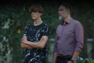 M jak miłość odc. 1901. Stefan Buczak (Andrzej Hausner), jego syn Hubert (Leon Hausner)