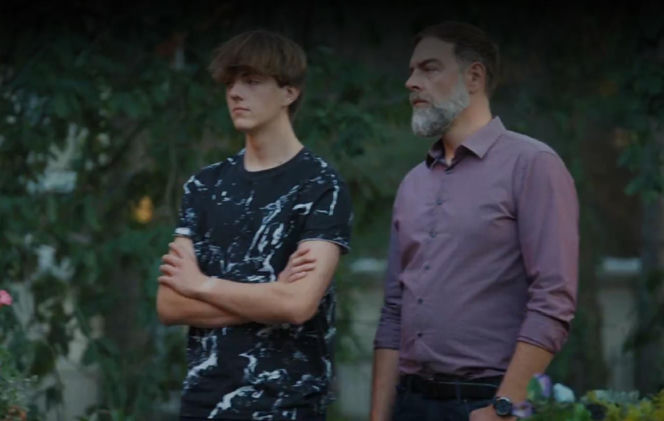 M jak miłość odc. 1901. Stefan Buczak (Andrzej Hausner), jego syn Hubert (Leon Hausner)