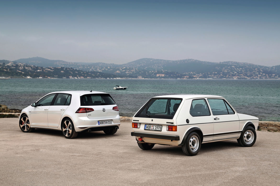 Volkswagen Golf GTI 1 & 7 generacji