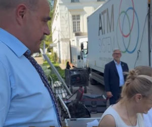 Donald Tusk na planie Rancza